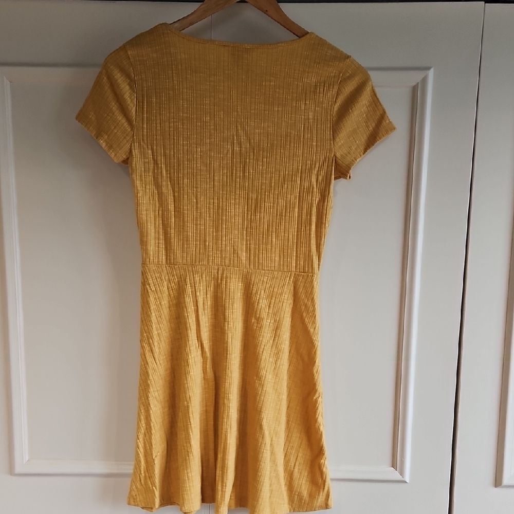 Yellow Button-Front Dress - Picture 5 of 5